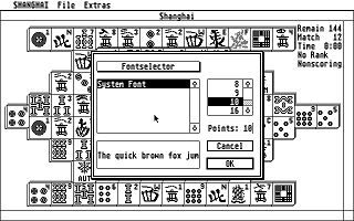 Shanghai atari screenshot